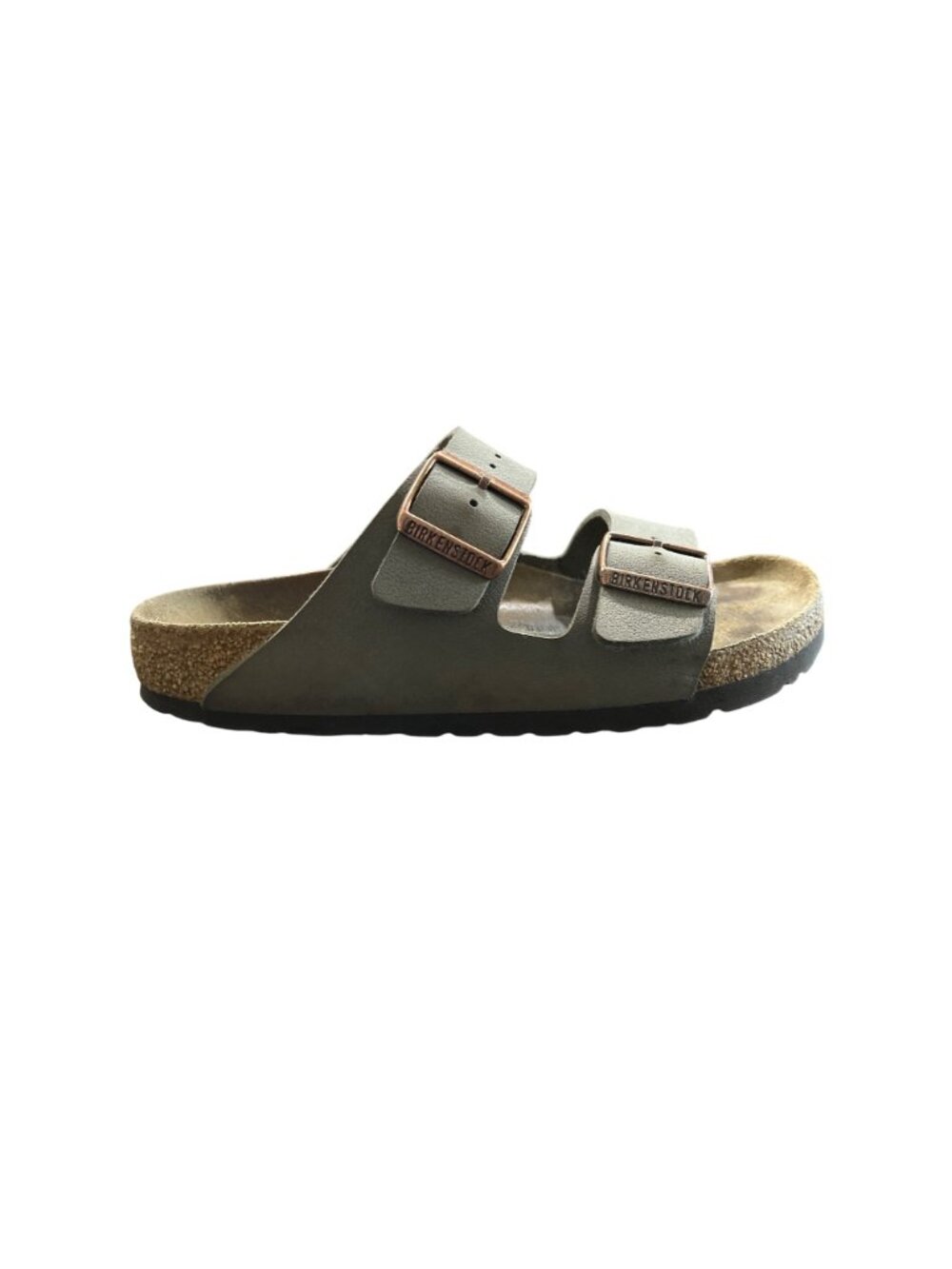 Birkenstock Womens Size 37 US 6-6.5 Arizona Taupe Suede Leather Sandals - Picture 11 of 11